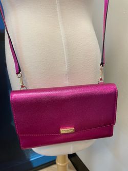 Kate Spade Metallic Pink Crossbody Bag
