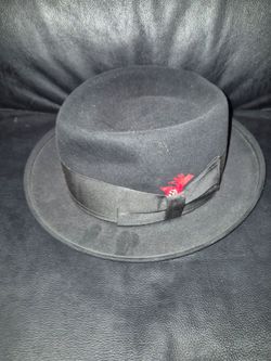 Vintage Mens Dobbs Black Fedora