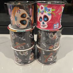 Dia De Los Muertos Wire Ribbon