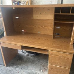 Wood Computer Desk 