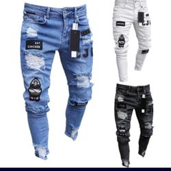 Blue Mens Young Adults Jeans New