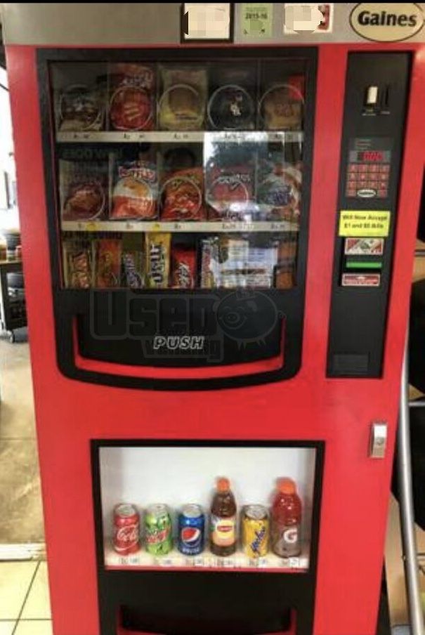 Vending Location With Machine