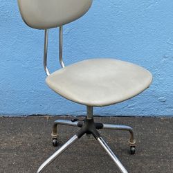 Mid century rolling Japanese office chair by Clipper