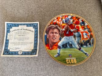 John Elway quarterback club dish