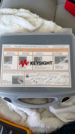 Brand new - Keysight N2796A Active Probe Kit w/ Case, Accessories &