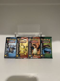 Pokemon TCG 4 GENERATIONS Packs Brand New 
