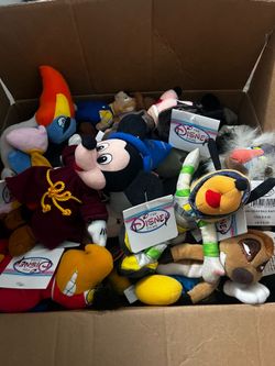 Disney Store Mini Bean Bag plush toys