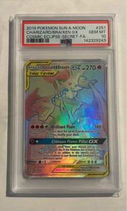 Charizard & Braixen 251/236 PSA 10