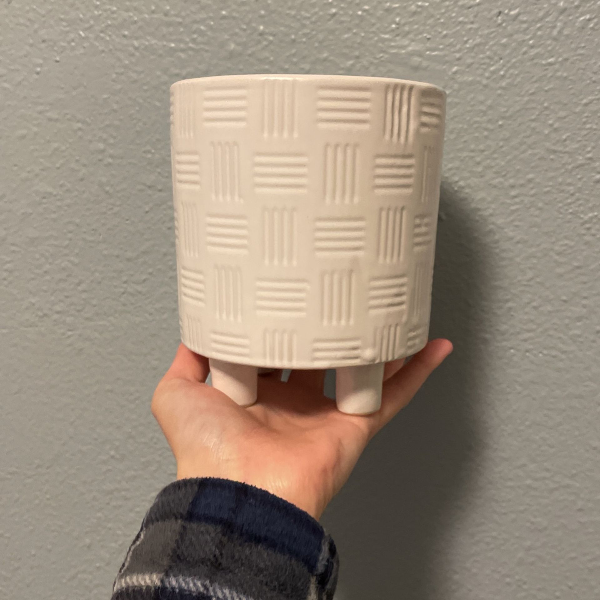 White Ceramic Plant Pot