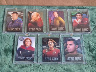Star Trek Captains Dave & Buster's Trading Card Lot