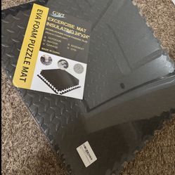 Few Left! 6 Pack Gym Mats 24 x 24 