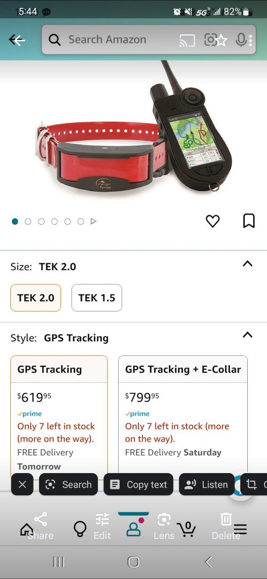 Dog GPS Tracking and Training Collar 