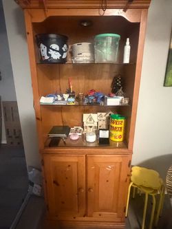 Wood Cabinet and TV Stand