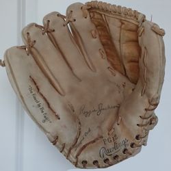 1970's Reggie Jackson Baseball Softball Glove Mitt Signiture Model Rawlings Adult 13"