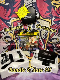 Window Wonderland Projector Girls boy Kid Home Decor Christmas gift Party Yard Sale Halloween Z