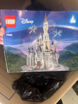 Disney castle lego set