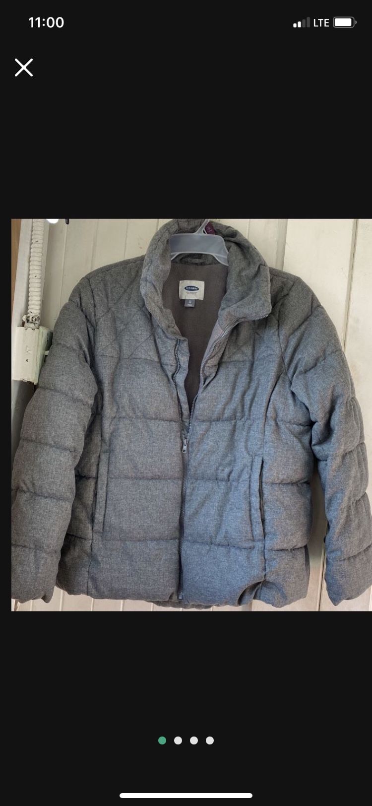 Old Navy Gray Puffer Size XL
