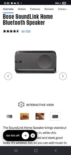Bose  SoundLink Home Portable Bluetooth Speaker
