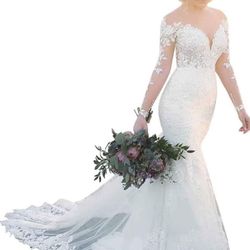 Elegant or wedding dress