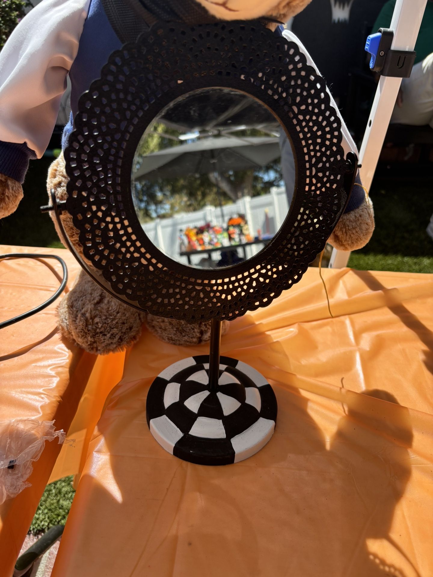 Black/white Checkered Mirror