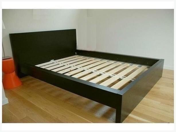 Full Size Ikea Malm Bed Frame, Serta Mattress, And Costco Purchased NovaForm Mattress Topper
