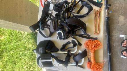 Arborist/climbing gear and air power bag launcher