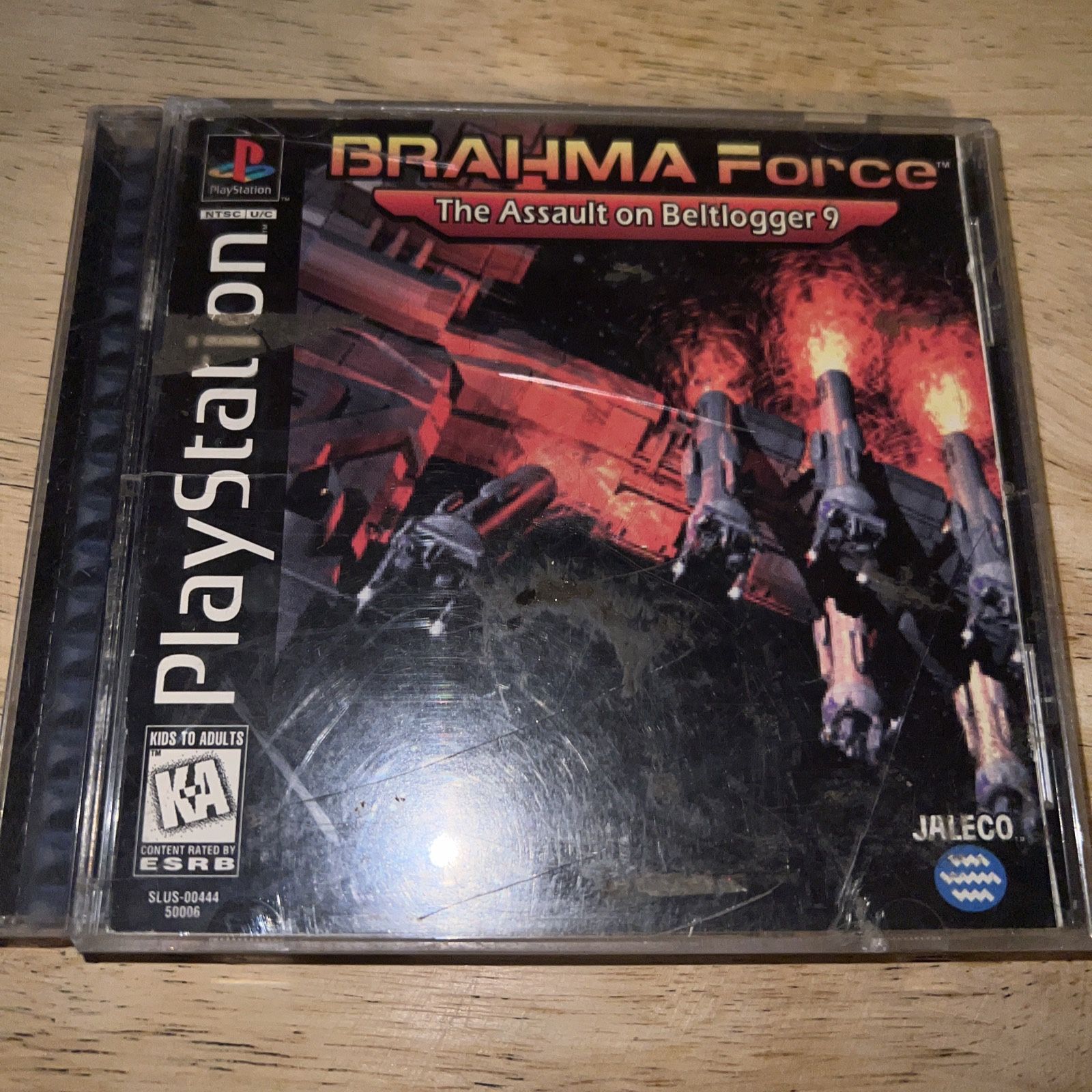 BRAHMA Force: The Assault on Beltlogger 9 PlayStation “Read Description”
