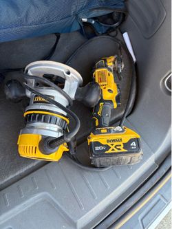 Dewalt plunge router and oscillating tool