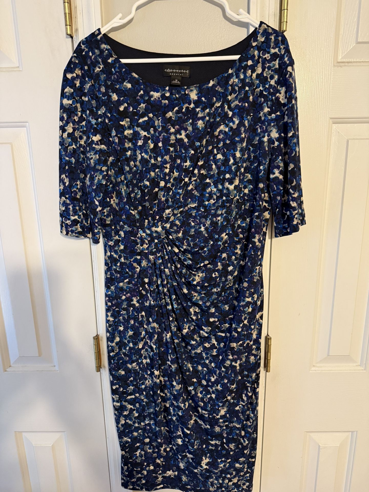 Blue Sheath Dress
