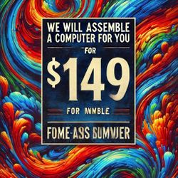 Help you build a gaming computer  in 8 hours