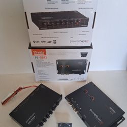 POWERBASS 4 BAND EQUALIZER 10 VOLTS & DIGITAL BASS PROCESSOR 13 VOLTS MAX OUTPUT 