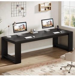 Black desk - 86.6 inches