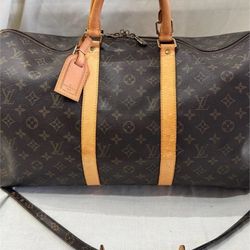 Louis Vuitton Monogram Duffle BostonBag Keepall 55