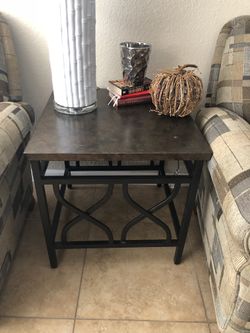 Brown end tables