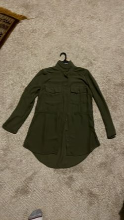 Dark Green Longsleeve Button Down Shirt