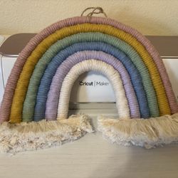 Big Macrame Rainbow Hanging 
