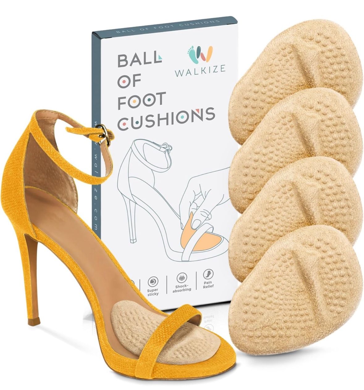 Metatarsal Pads Women | Heel Inserts for Women | Ball of Foot Cushions