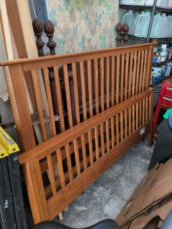 Queen bed frame