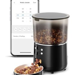 （New）🎁🐈🐩 Automatic Cat Feeder with Camera～～unopened