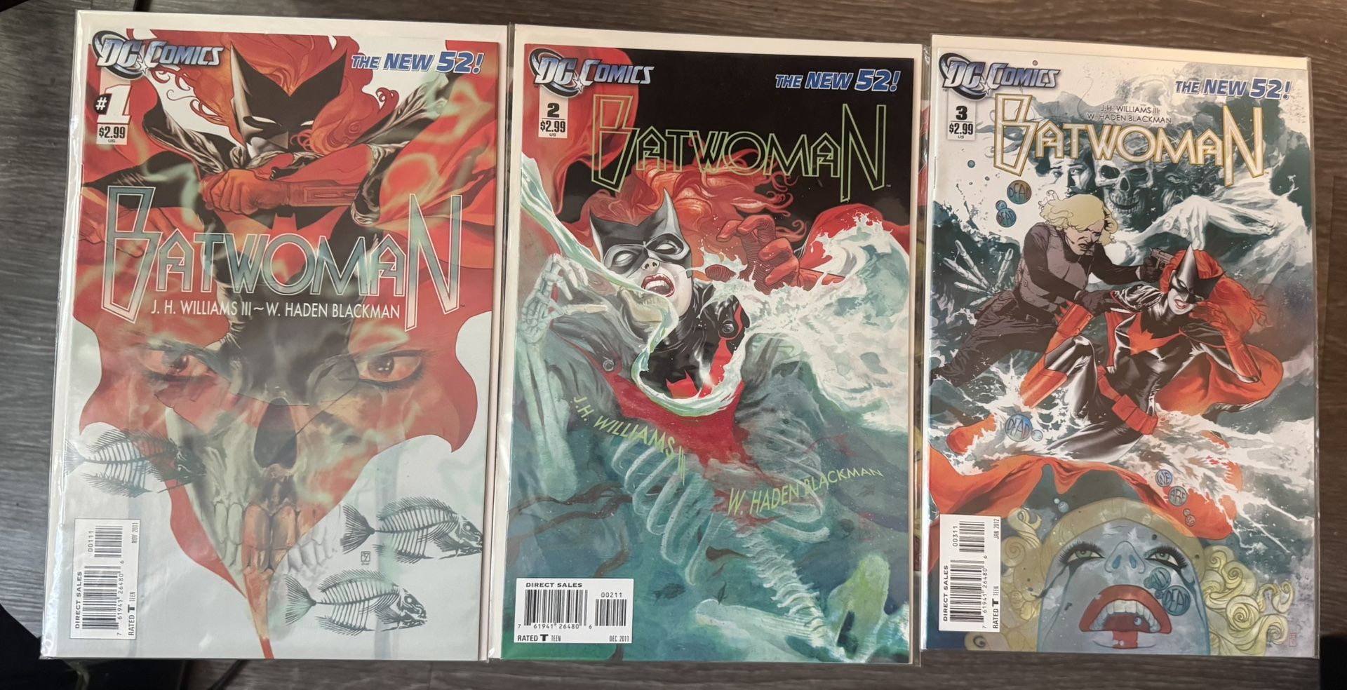 Batwoman New 52 Issues, 1-3