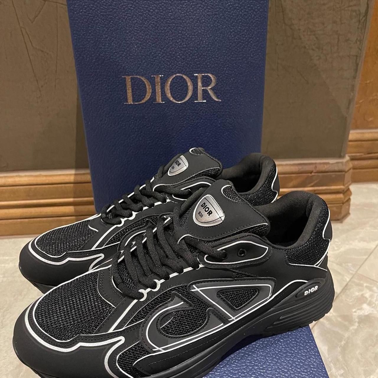 Dior Men\'s Black Trainers Leather low trainers Dior Homme Black size 39 EU in Leather  main image 2