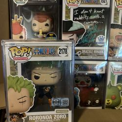 Funko Pop! One Piece Roronoa Zoro #2178 LE3500 Hot Topic Exclusive with Protector