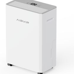 34 Pints Dehumidifiers for Home with 6.56ft Drain Hose, 2441 Sq.Ft Quite & Energy Efficient Dehumidifier for Basement Bedroom Bathroom with Auto Shut 