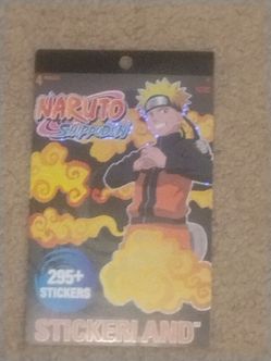 Naruto Shippuden 4-Sheet Sticker Pad