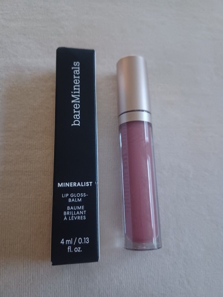 bareMinerals Mineralist Lip Gloss-Balm - Shade Love - NEVER USED
