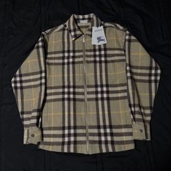 Burberry Check Wool-Blend Jacket