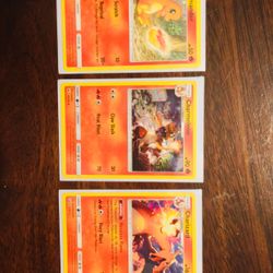 Pokémon Charmander Charmeleon Charizard