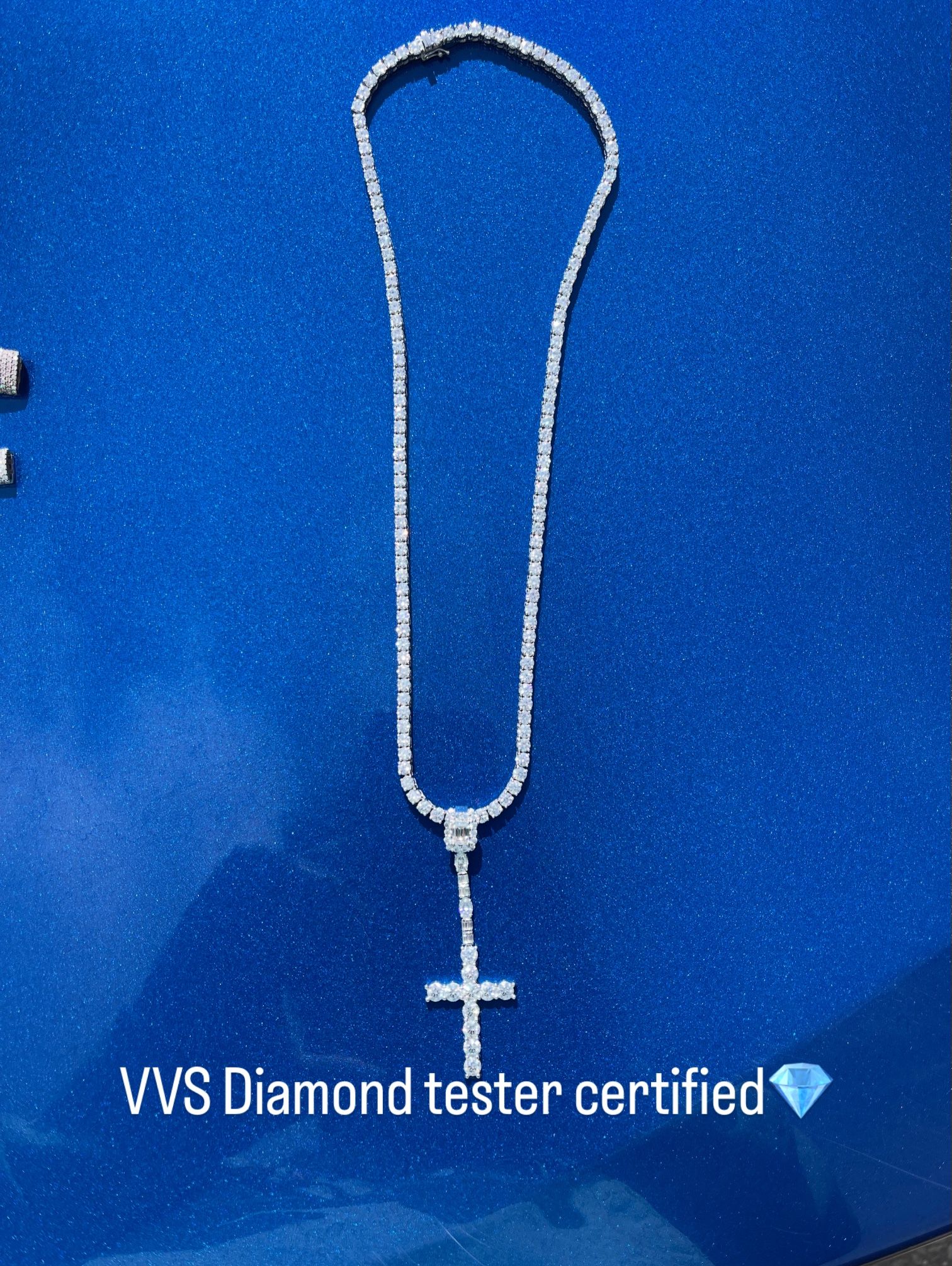 VVS DIAMOND TESTER CERTIFIED Jesus Piece