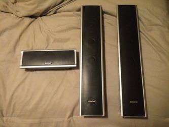 Sony Home Entertainment Stand Tower Speakers & Center SS-TS82 SS-CT80