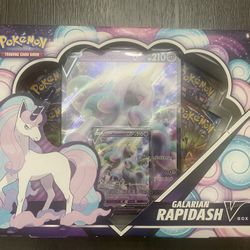 Pokémon Galarian Rapidash V Box 